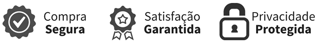 Compra 100% segura e garantida - Formas de pagamento aceitas